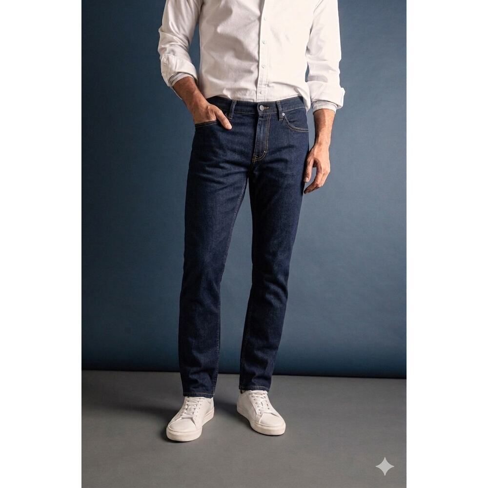 Banana Republic Travel Jeans 31x32 Slim Fit Dark Wash Stretch Denim Minimalist